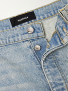 NAHMIAS - Wide-Leg Distressed Jeans - Blue