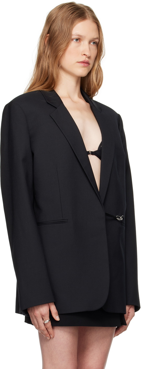 Nensi Dojaka Black Calvin Klein Edition Oversized Blazer