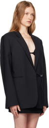 Nensi Dojaka Black Calvin Klein Edition Oversized Blazer