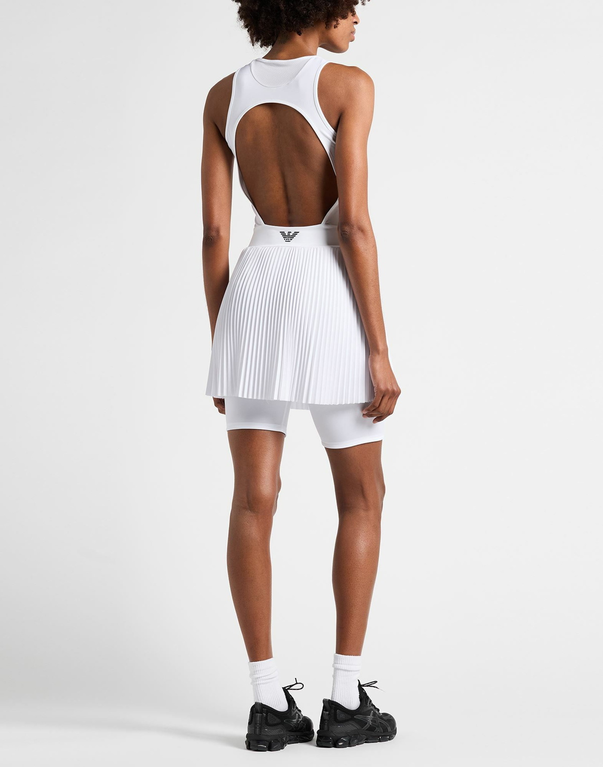 Ea7 Womens Mini dress in White