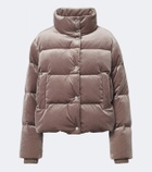 Bogner Oliva velvet down jacket