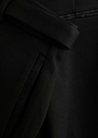 Paris Georgia Basil Straight-leg Twill Trousers Black