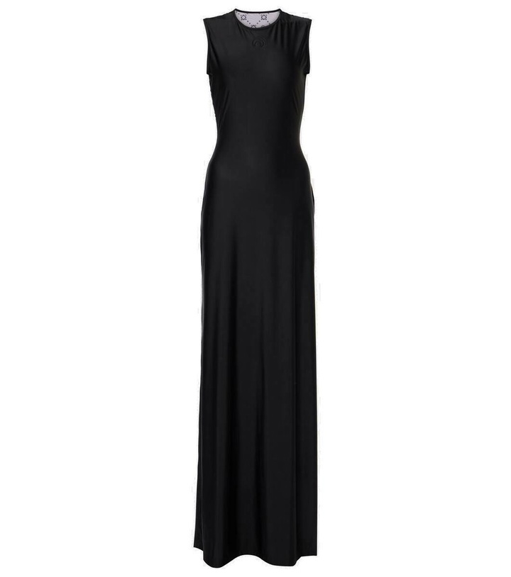 Photo: Marine Serre Draped jersey maxi dress