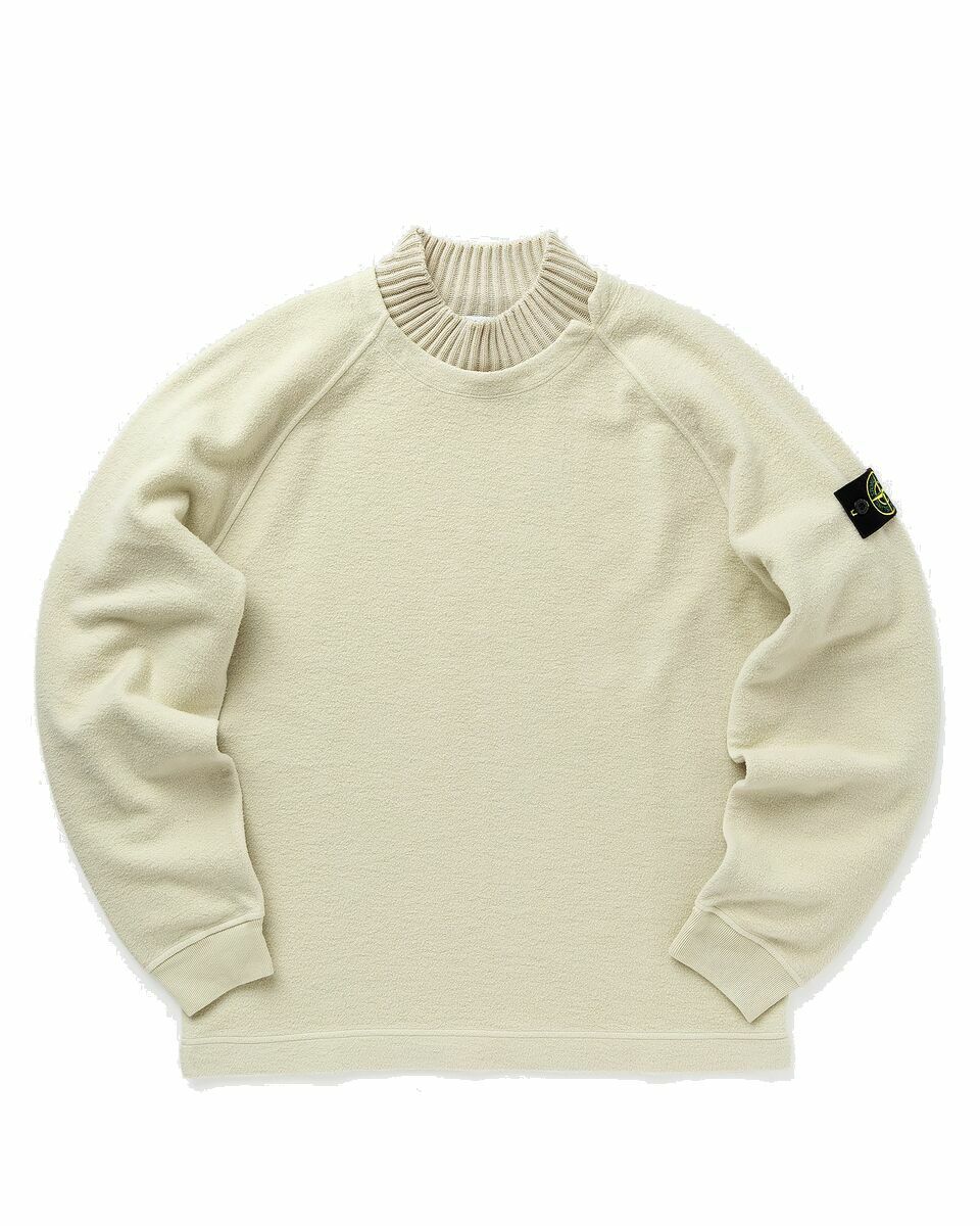 Photo: Stone Island Sweat Shirt Gauzed Cotton And Nylon, Garment Dyed Brown - Mens - Sweatshirts