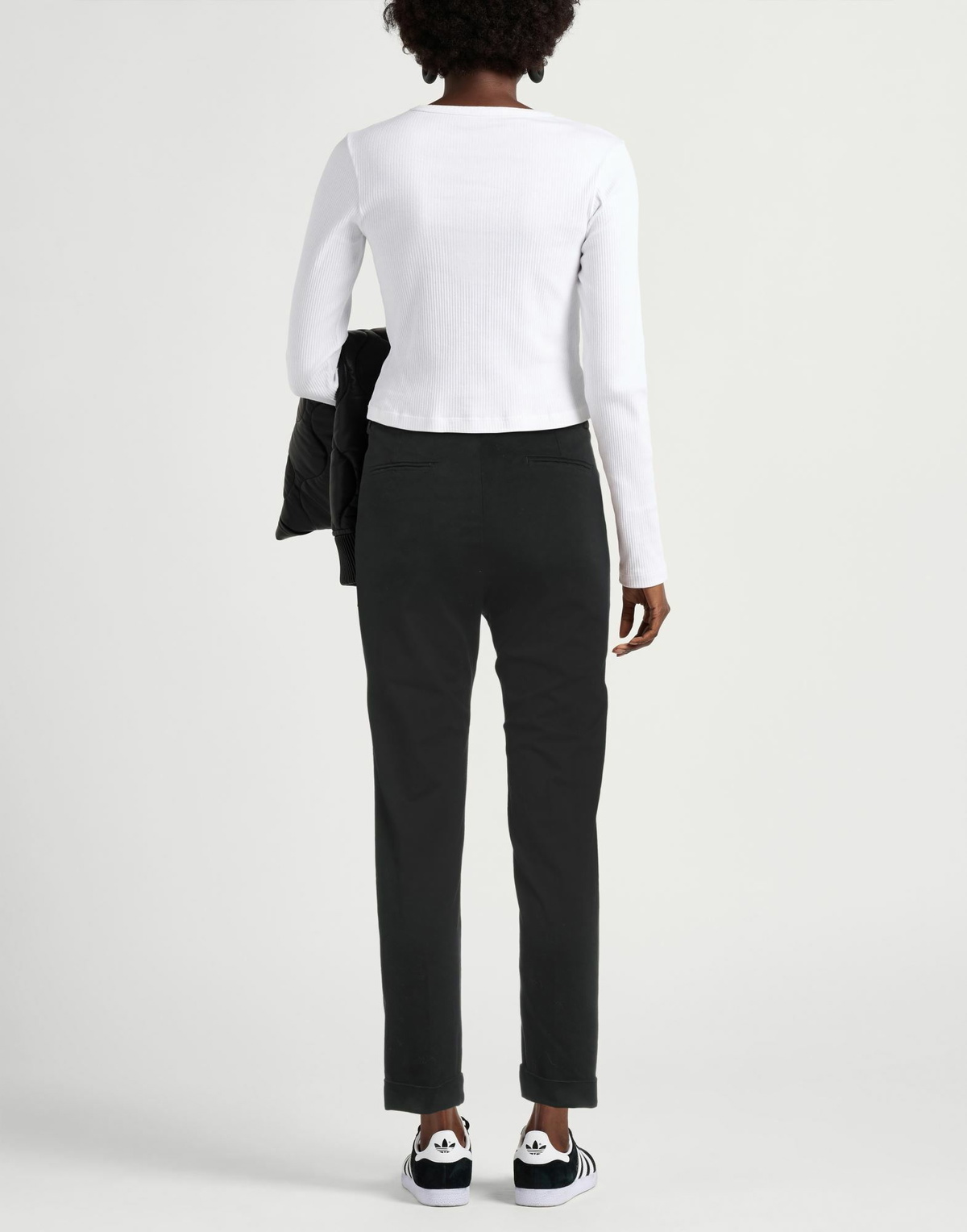 Manila Grace Womens Pants in Black