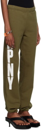 Heron Preston Khaki 'HPNY' Lounge Pants