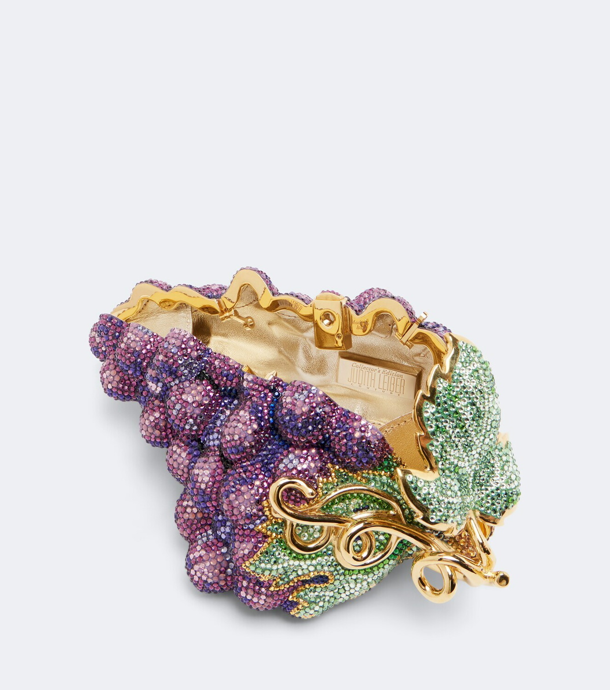 Judith Leiber Couture Grapes Concord embellished clutch