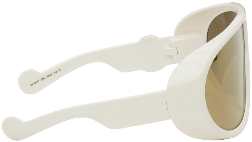 Moncler Off-White Shield Sunglasses Moncler display picture 3