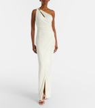 Versace Medusa '95 gathered jersey gown