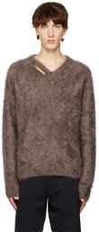 Commission Brown Cloud Sweater