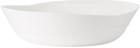 1882 Ltd. White Flare Large Shallow Bowl