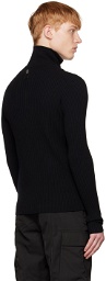 1017 ALYX 9SM Black Zip-Up Sweater