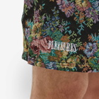Pleasures Men's Floral Destiny Woven Logo Short in Black