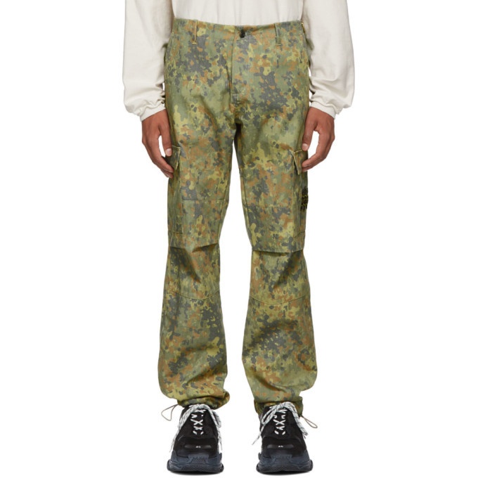 Photo: Resort Corps Green and Brown Camouflage Infantry Cargo Pants