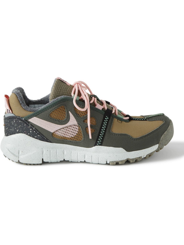 Photo: Nike - Free Terra Vista Panelled Canvas Sneakers - Brown