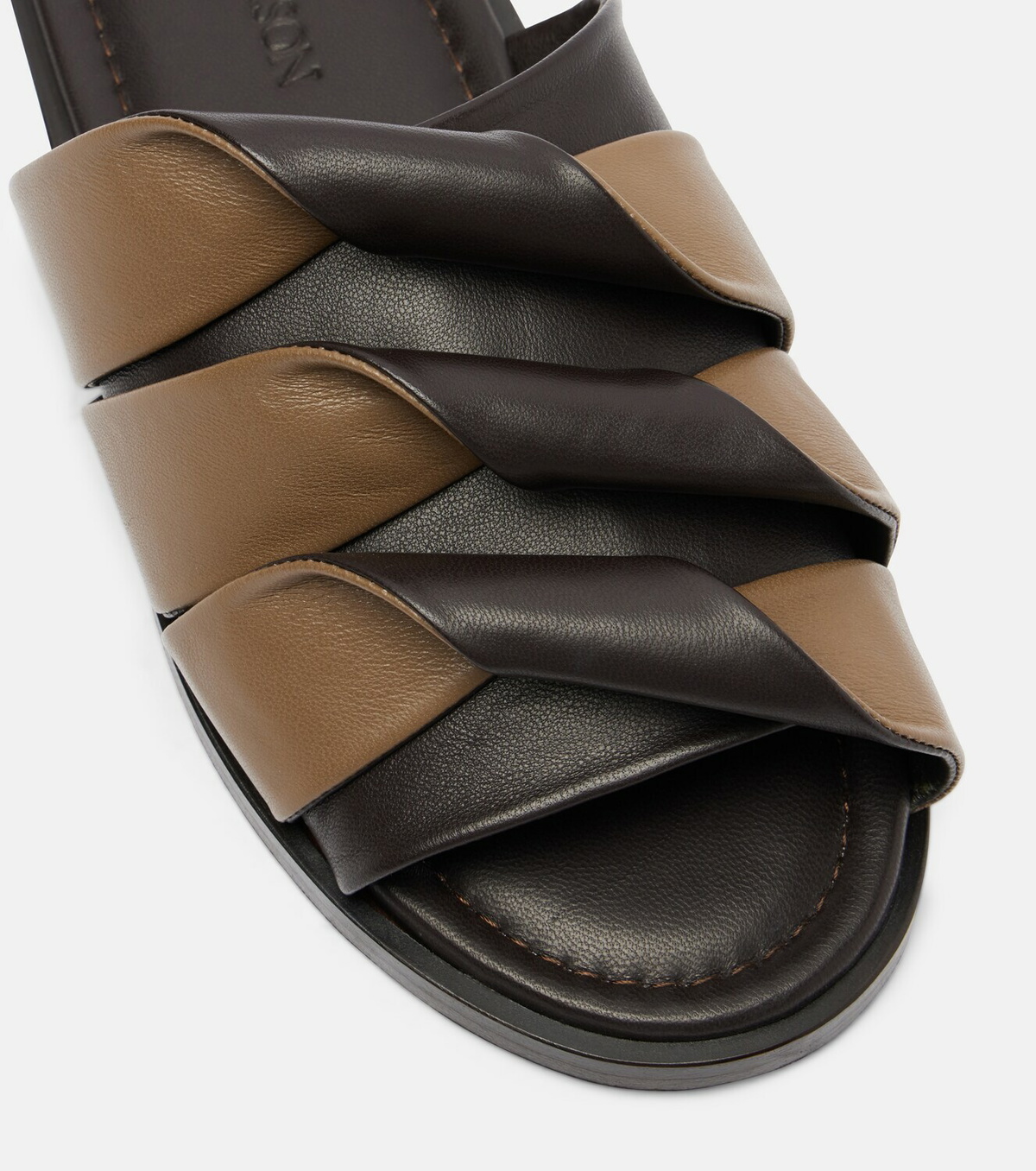 JW Anderson Coil leather slides