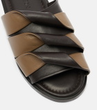 JW Anderson Coil leather slides