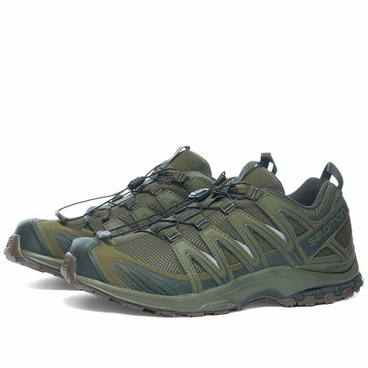 Photo: Salomon Men's XA Pro 3D Sneakers in Olive Night/Peat