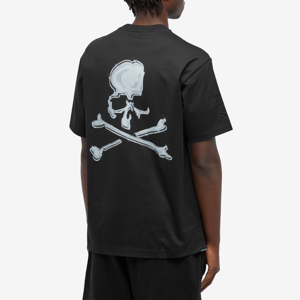 MEN ナイロンベアスムース 半袖Tシャツ ネイビー 071444036