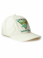 Casablanca - Tennis Club Logo-Embroidered Cotton-Twill Baseball Cap