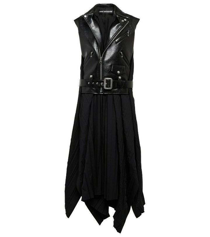 Photo: Junya Watanabe - Maxi dress with faux leather vest