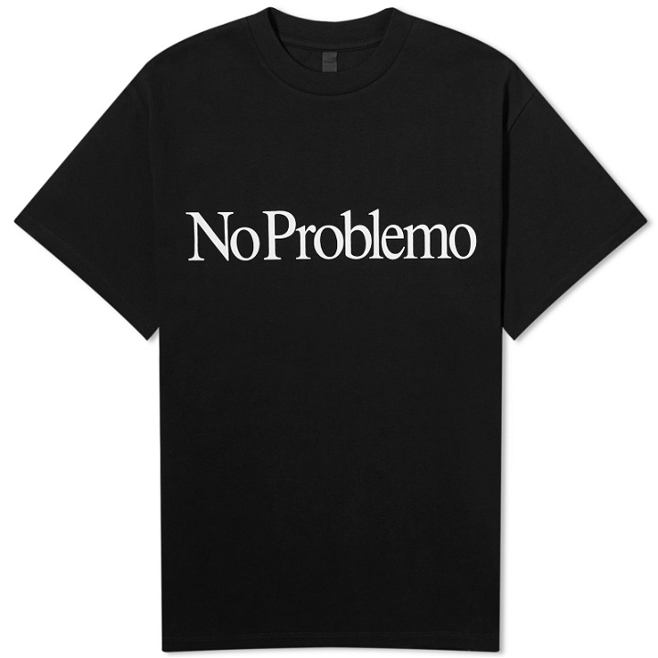 Photo: NoProblemo Men's Logo T-Shirt in Black