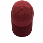 Sporty & Rich x Lacoste Pique Baseball Cap in Pinot