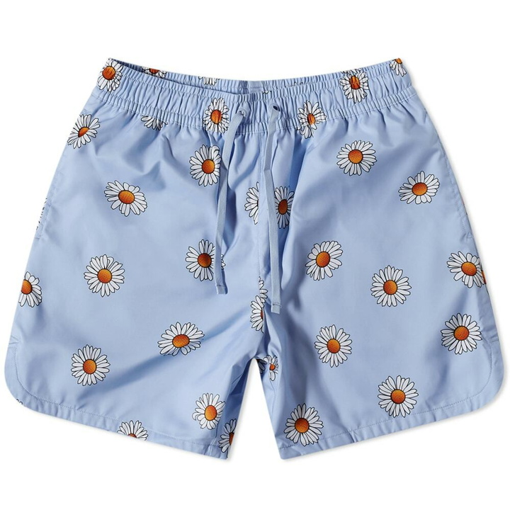 Photo: Nike Men's Floral Shorts in Light Marine/White