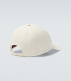 Ralph Lauren Purple Label Logo silk and linen canvas baseball cap