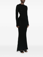 Jade Cropper Open-Back Knitted Maxi Dress
