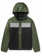 Cotopaxi - Capa Logo-Print Quilted Recycled-Nylon Ripstop Hooded Jacket - Green