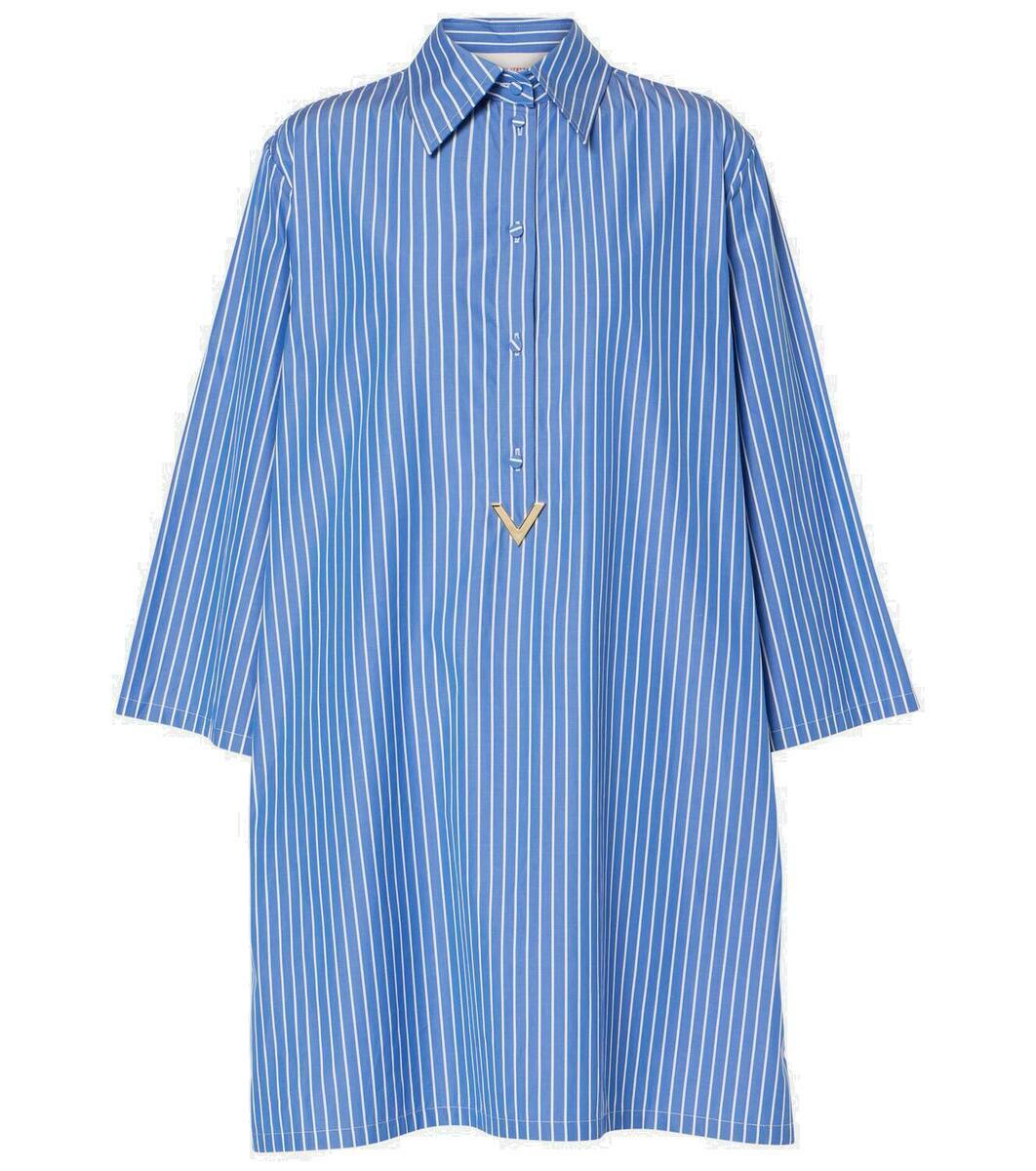 VALENTINO ワンピース VGold cotton and linen shirt 943834 Valentino VGold cotton and linen shirt dress Valentino