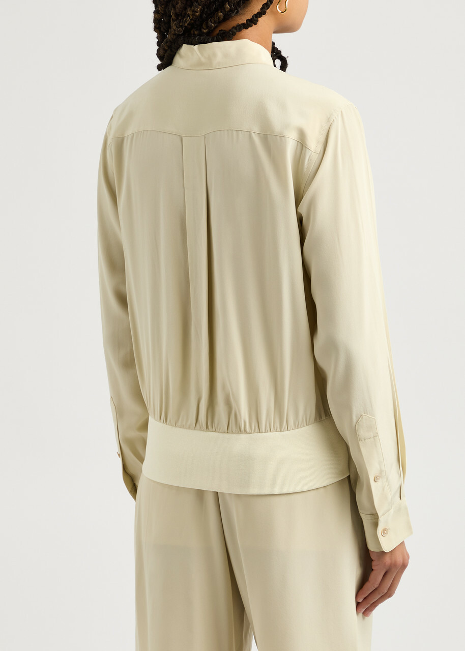 Helmut Lang Silk Shirt Cream