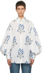 S.S.Daley White Balloon Blouse