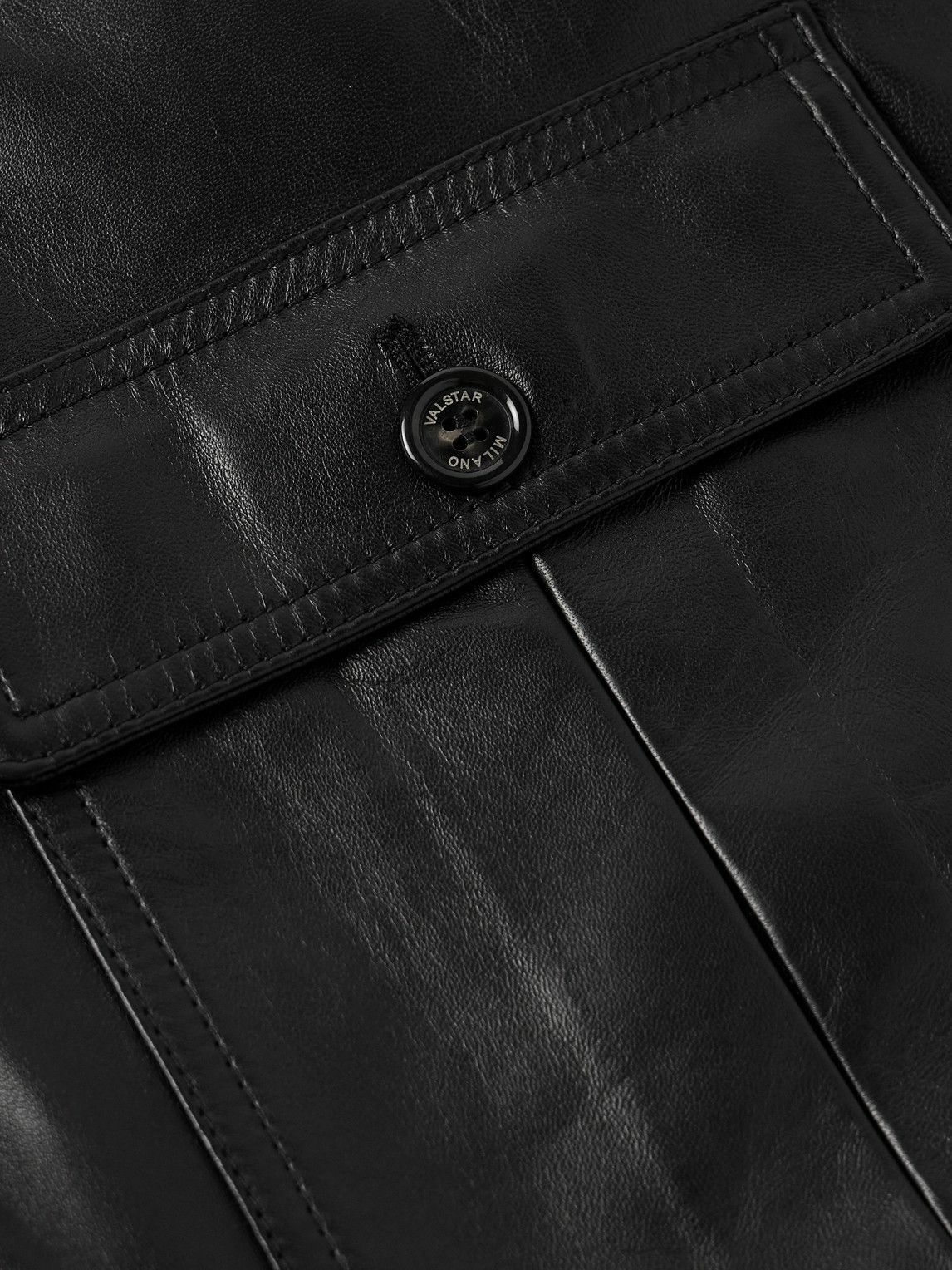Valstar - Valstarino Leather Down Jacket - Black