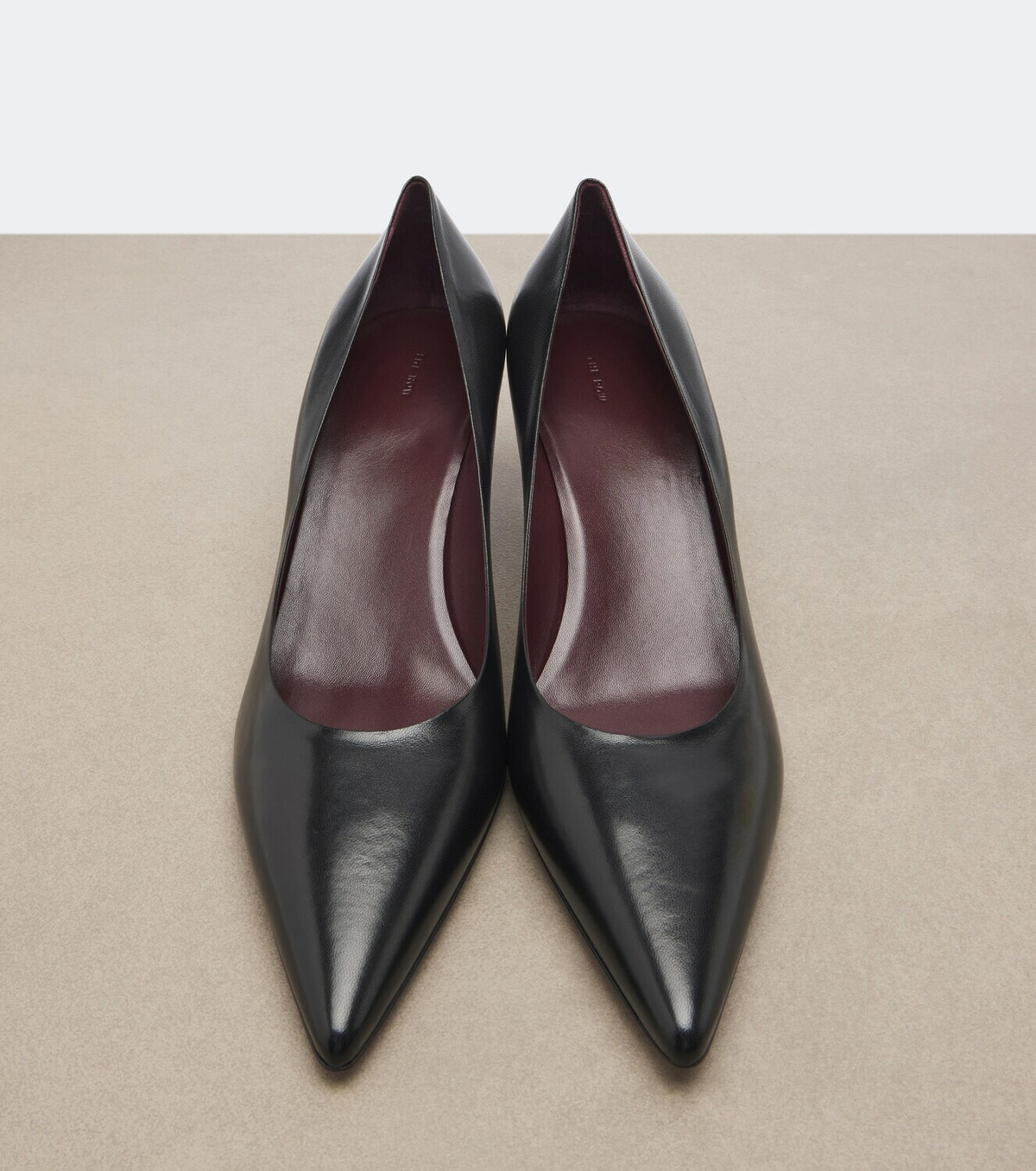 The Row Lili leather pumps