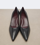 The Row Lili leather pumps