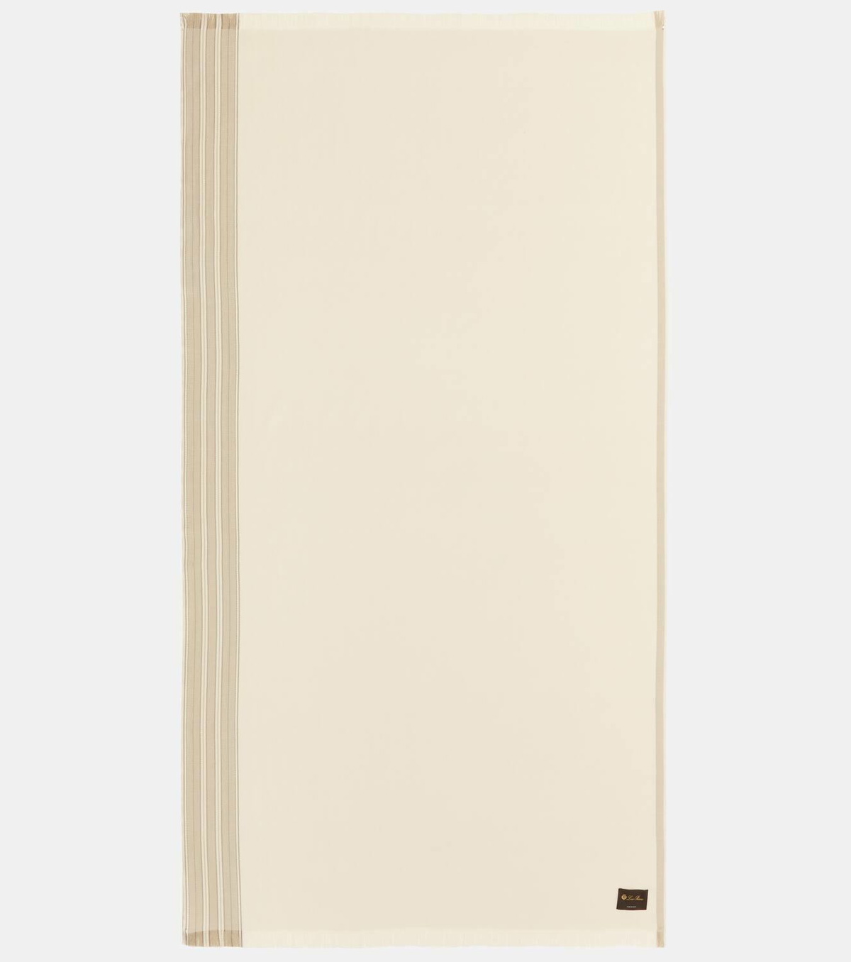 Loro Piana Suitcase striped beach towel