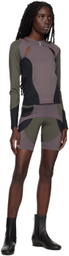 HELIOT EMIL Black Atra Shorts