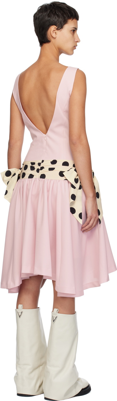 Caro Editions Pink Margrethe Mini Dress