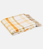 Burberry Checked reversible wool and cashmere throw