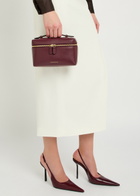 Victoria Beckham Vanity Leather Cross-body bag - Burgundy - One Size