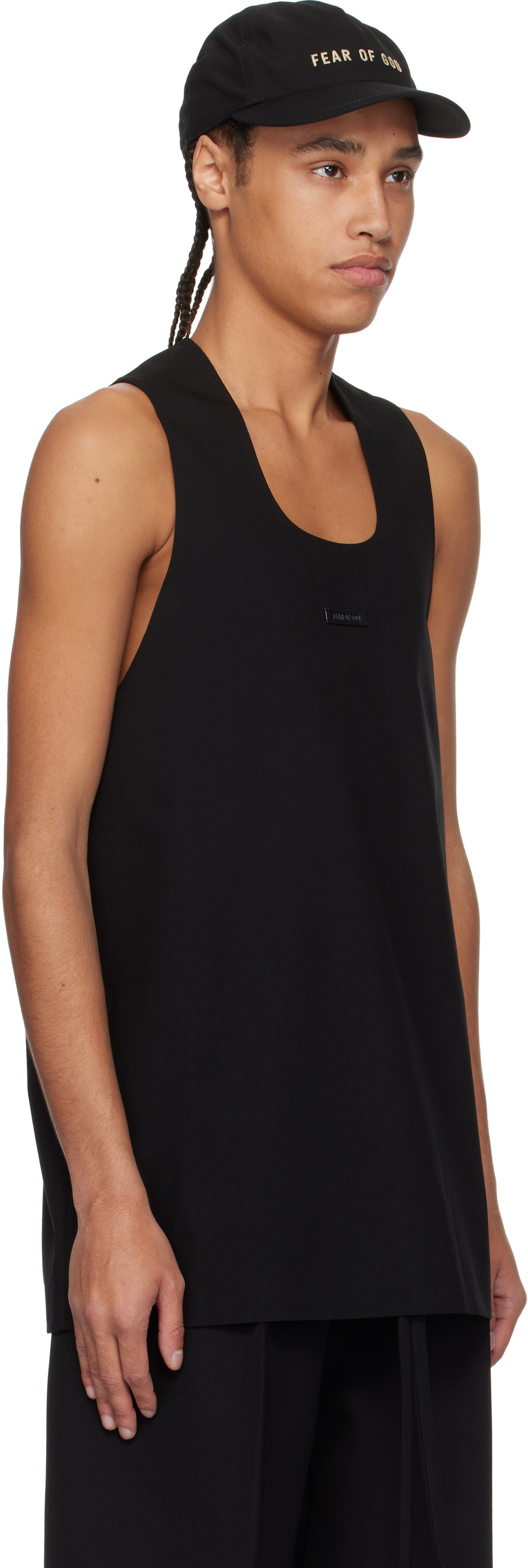 Fear of God Black Oxford Tank Top