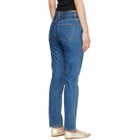 SLVRLAKE Blue Virginia Slim Jeans