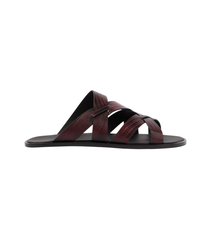 Photo: Manolo Blahnik Marvin croc-effect leather slides