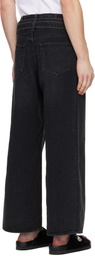 sacai Black Belted Jeans