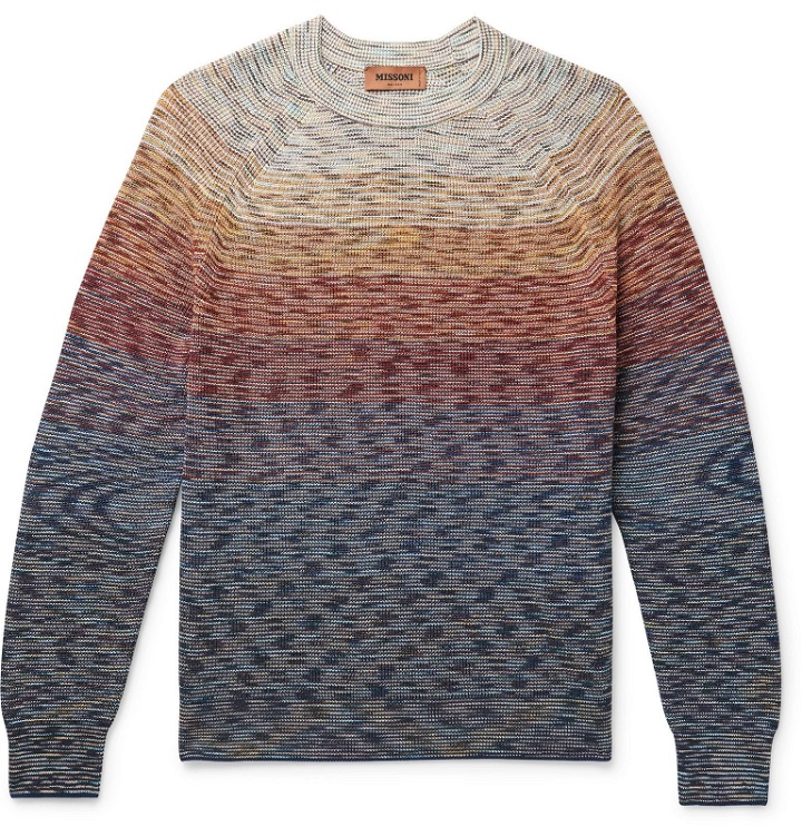 Photo: Missoni - Space-Dyed Linen-Blend Sweater - Multi