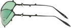 MAUSTEIN SSENSE Exclusive Black Metal Spike Sunglasses