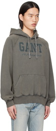 GANT 240 MULBERRY STREET Black Pilling Hoodie