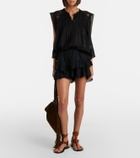 Marant Etoile Jocadia broderie anglaise cotton shorts